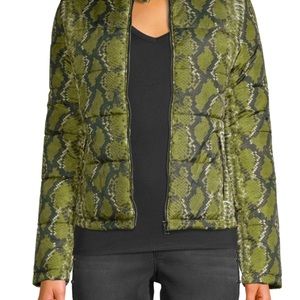Alivia Ford Women’s Snakeskin Puffer - NWT